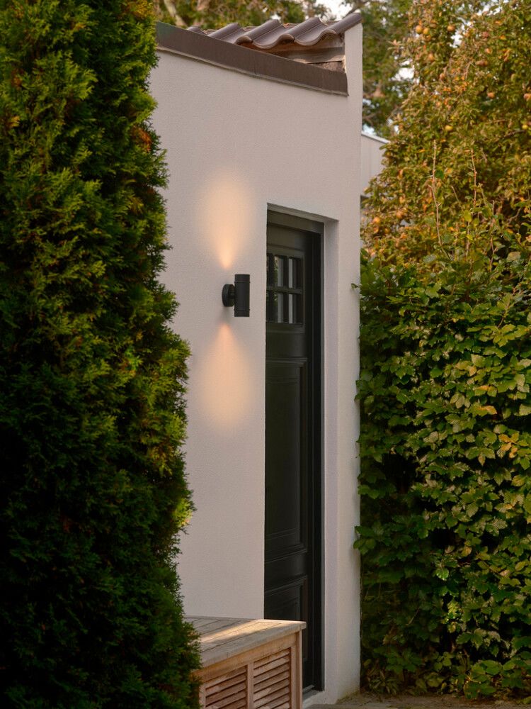 Ulkoseinävalaisin Nordlux Artilus musta Ø 6,5 x 16,7 cm