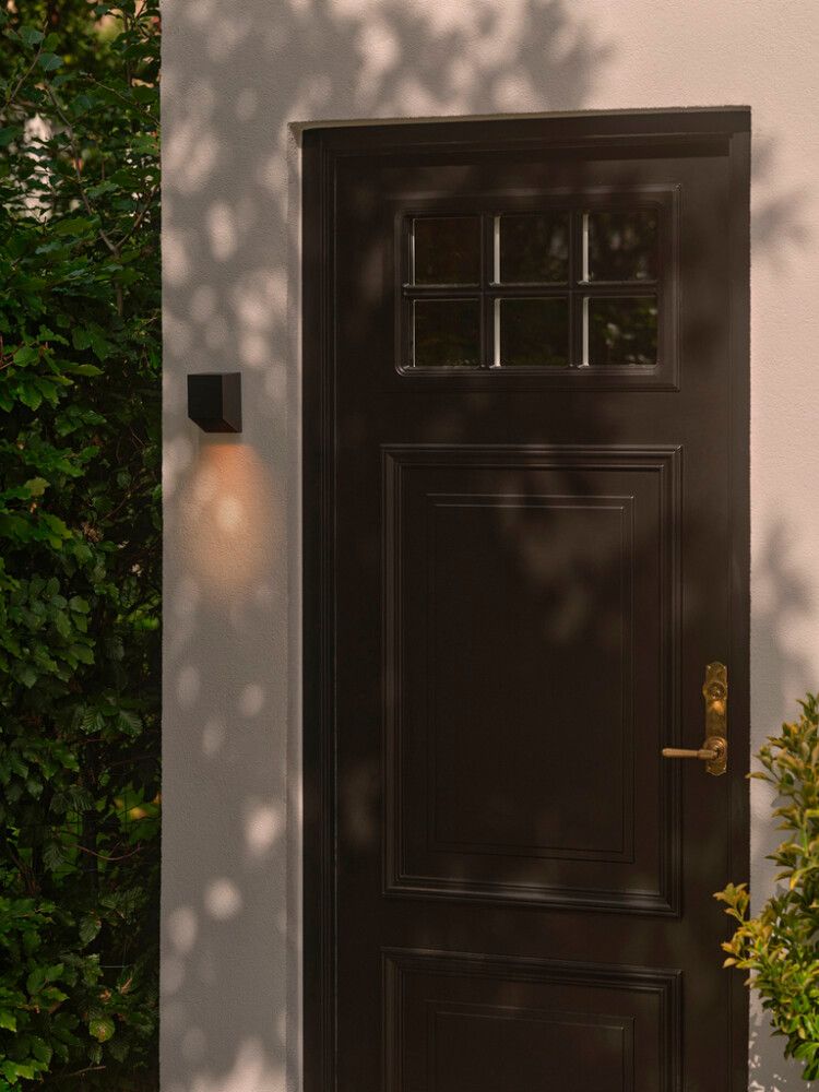 Ulkoseinävalaisin Nordlux Nico Square musta