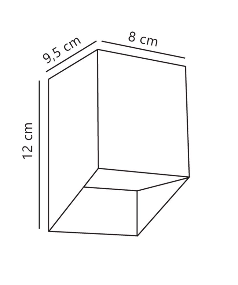 Ulkoseinävalaisin Nordlux Nico Square musta