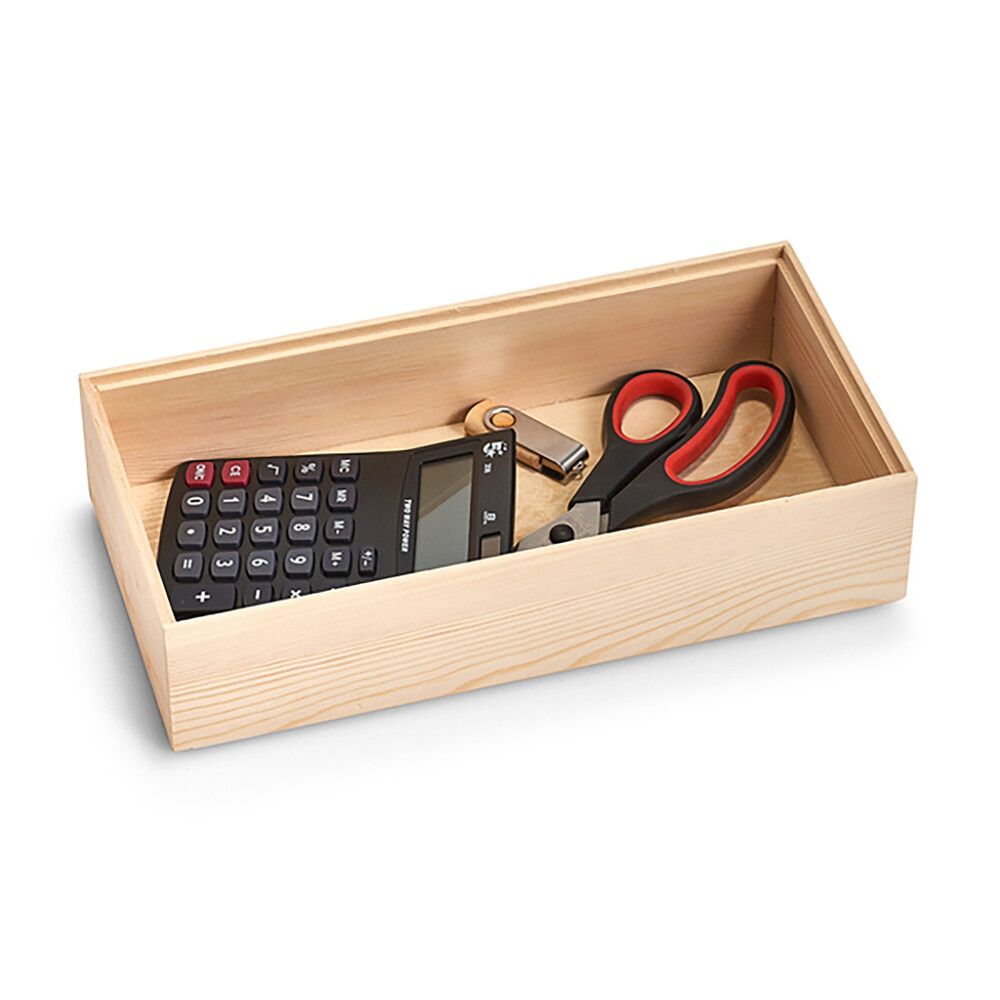 Säilytyslaatikko Zeller mänty 30 x 15 x 7 cm