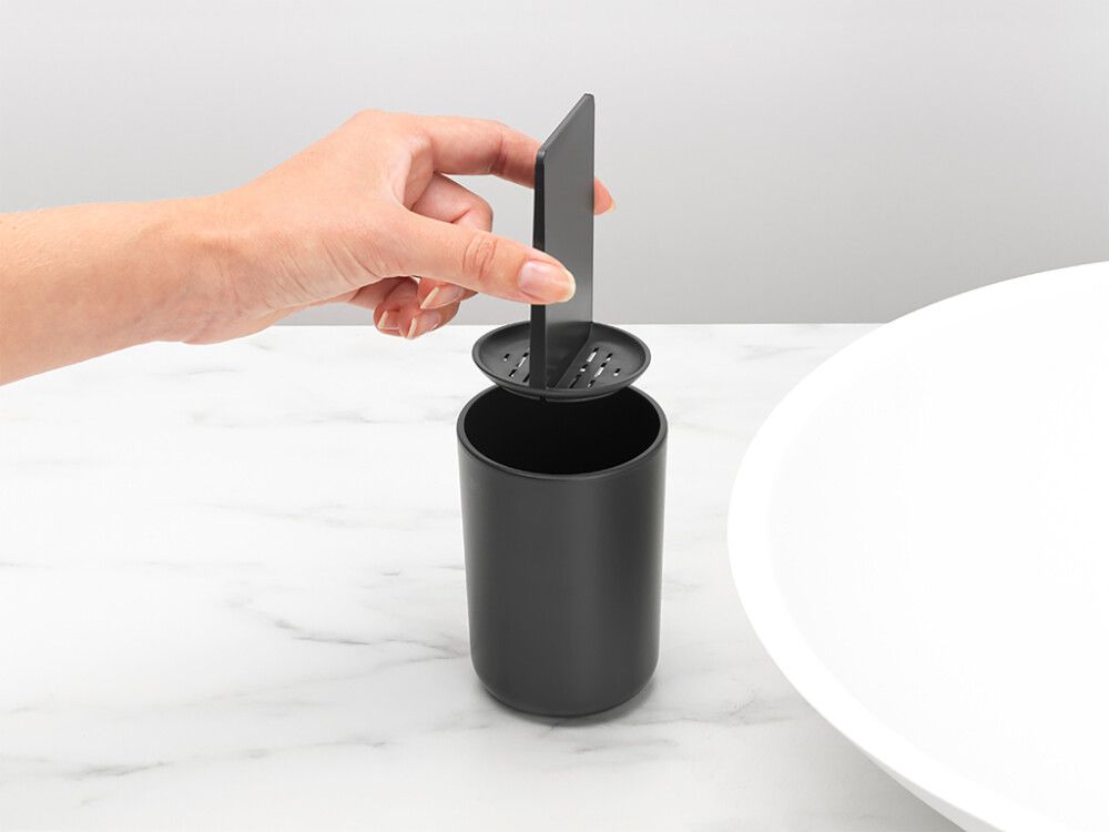 Hammasharjateline Brabantia Renew Tummanharmaa