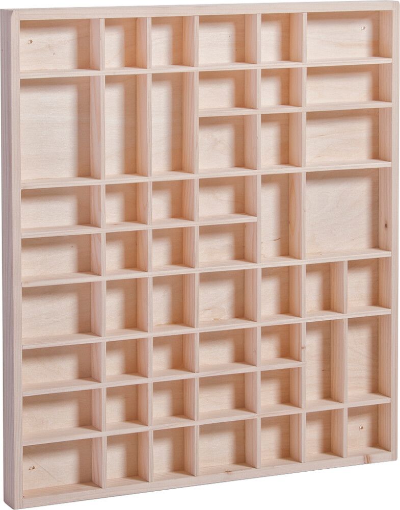 Miniatyyrihyllykkö Zeller 52 x 3,5 x 46 cm