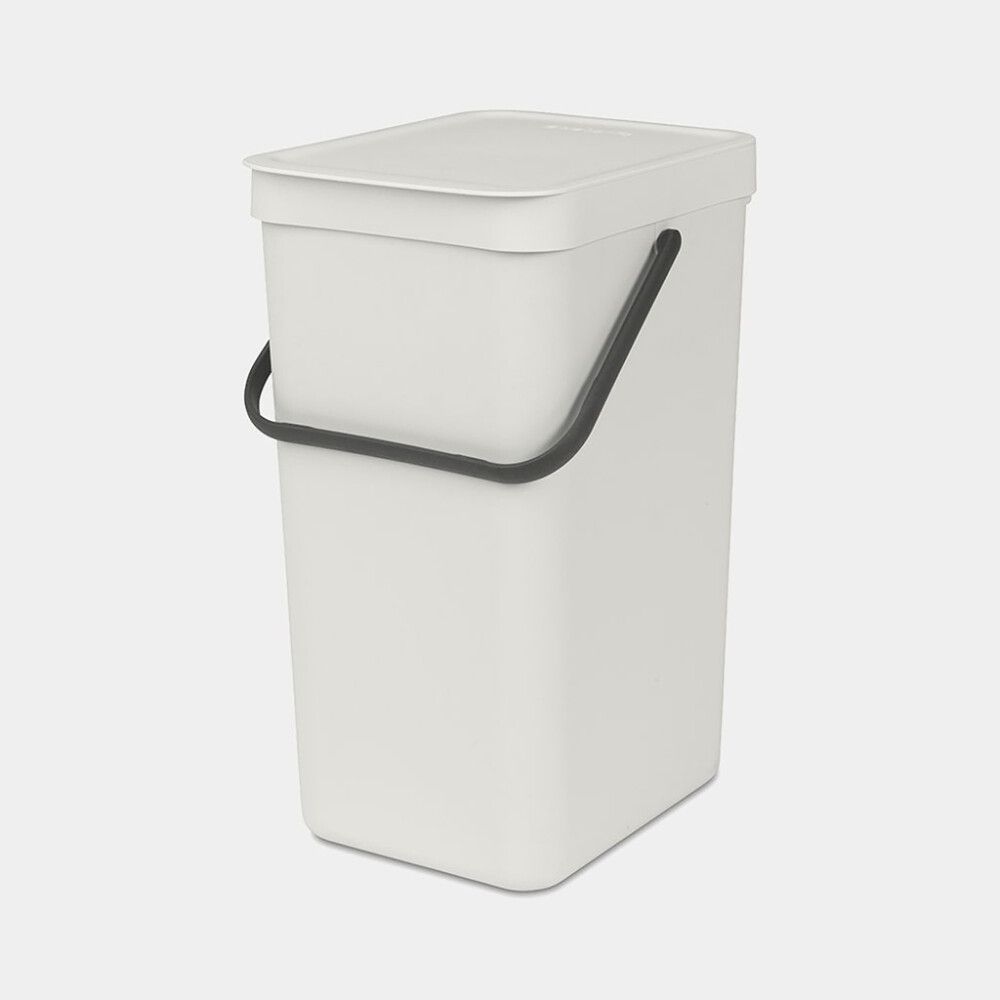 Roska-astia Brabantia Sort&Go 16 l Vaaleanharmaa