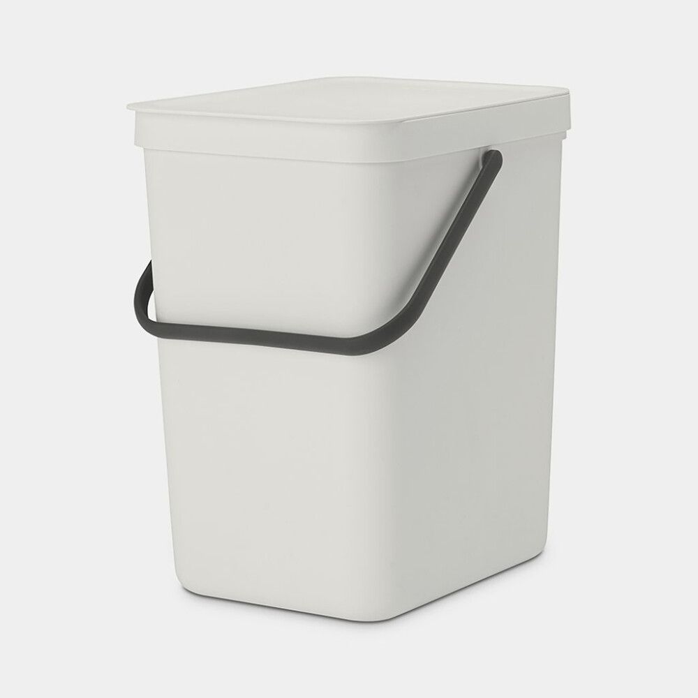 Roska-astia Brabantia Sort&Go 25 l Vaaleanharmaa