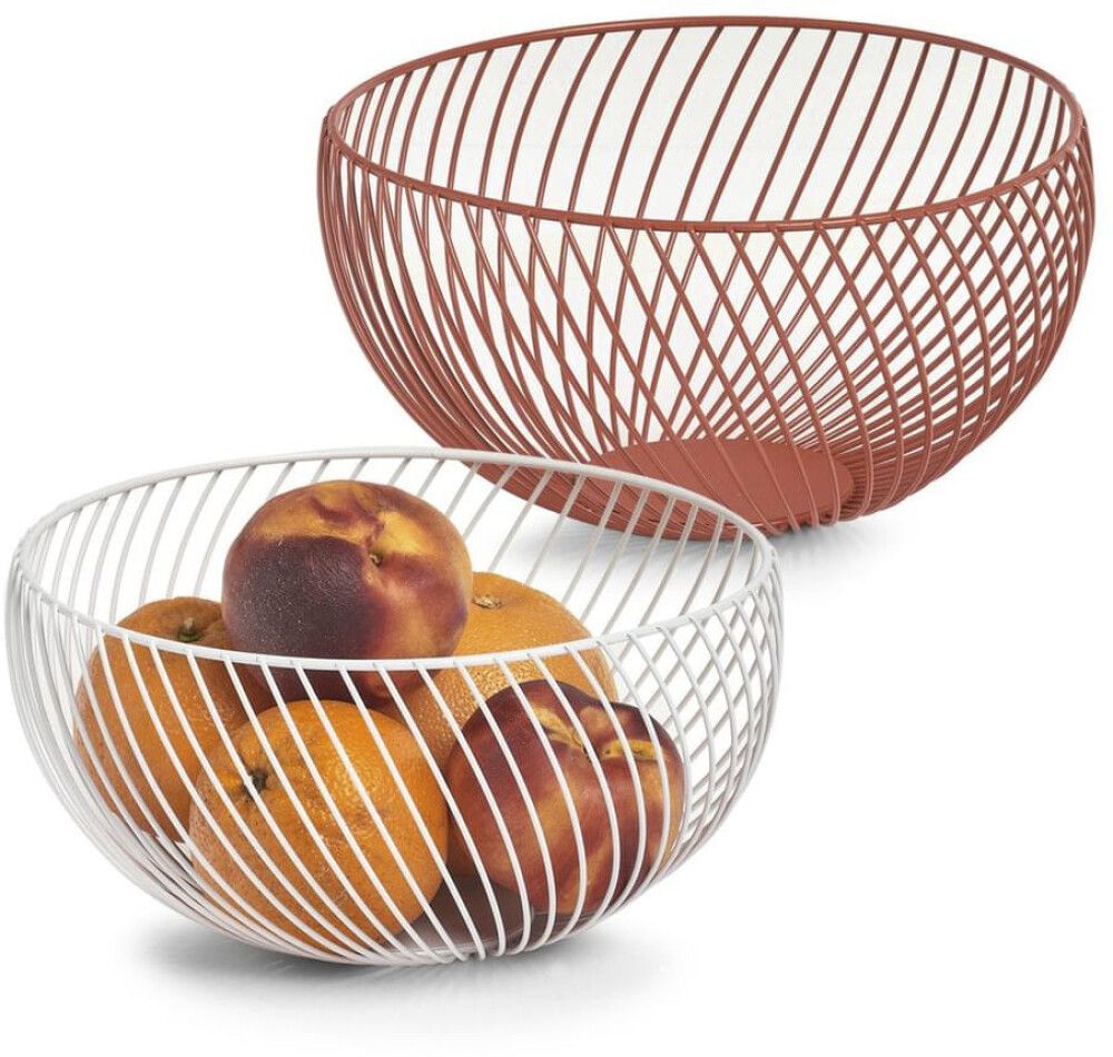 Hedelmäkori Zeller Valkoinen Metalli