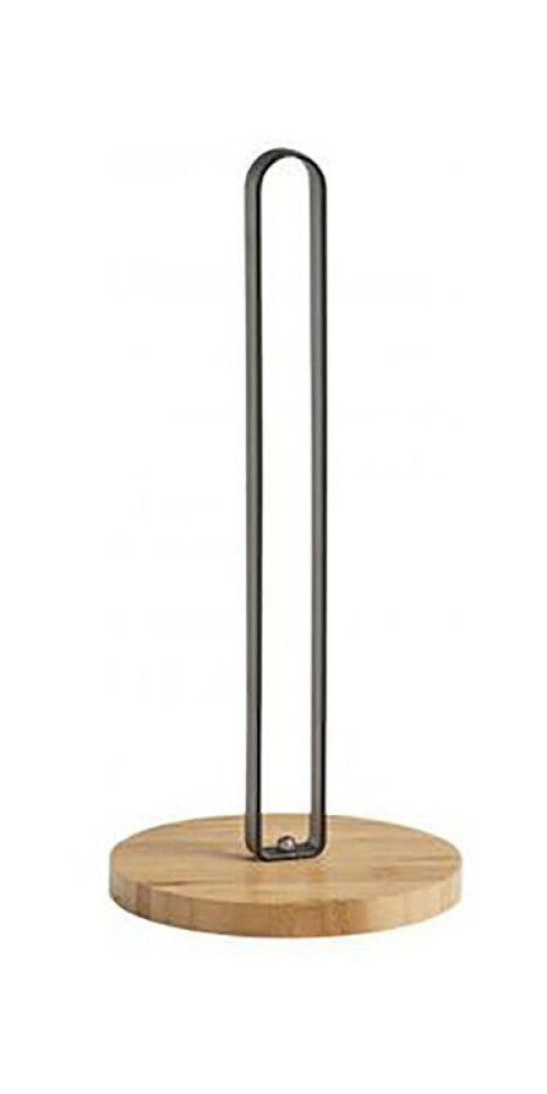 Talouspaperiteline Zeller Bambu/Metalli Musta