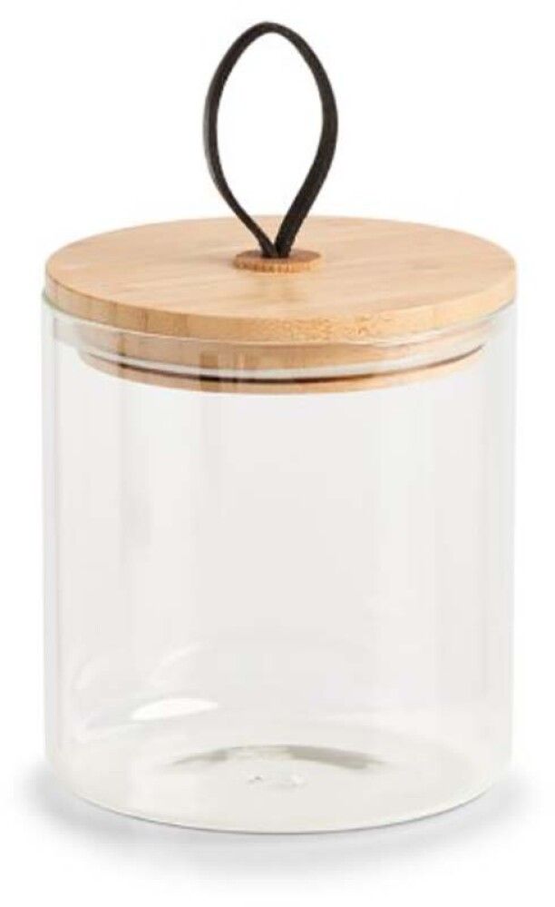 Lasipurkki Bambukannella 880 ml