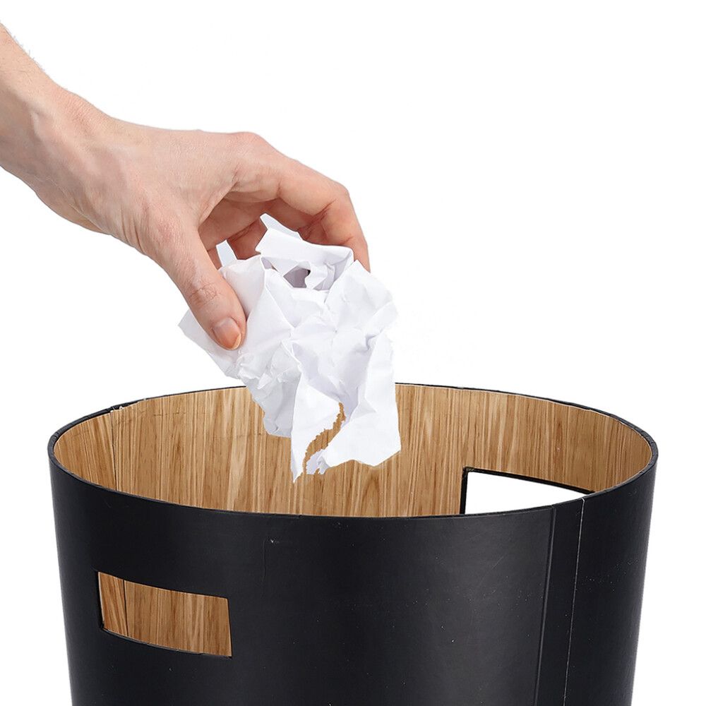 Paperikori Zeller Musta 25 x 25 x 30 cm