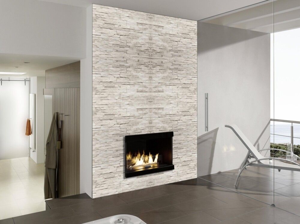 Verhoilukivi Nature valkoinen 40 x 10 cm