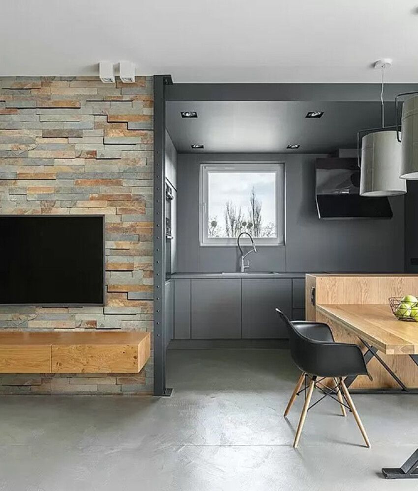 Verhoilukivi Nature Multicolor 40 x 10 cm