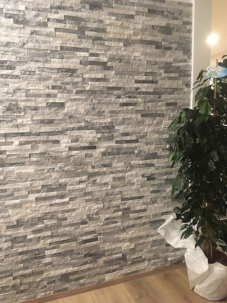 Verhoilukivi Nature Harmaa/Valkoinen 40 x 10 cm