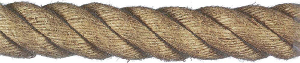 Kaidepuuköysi Hamppu Kierteinen 30 mm (per metri)