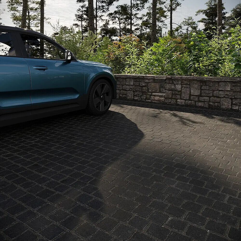 Basalttinupukivi Eurostone 10 x 10 x 4-6 cm