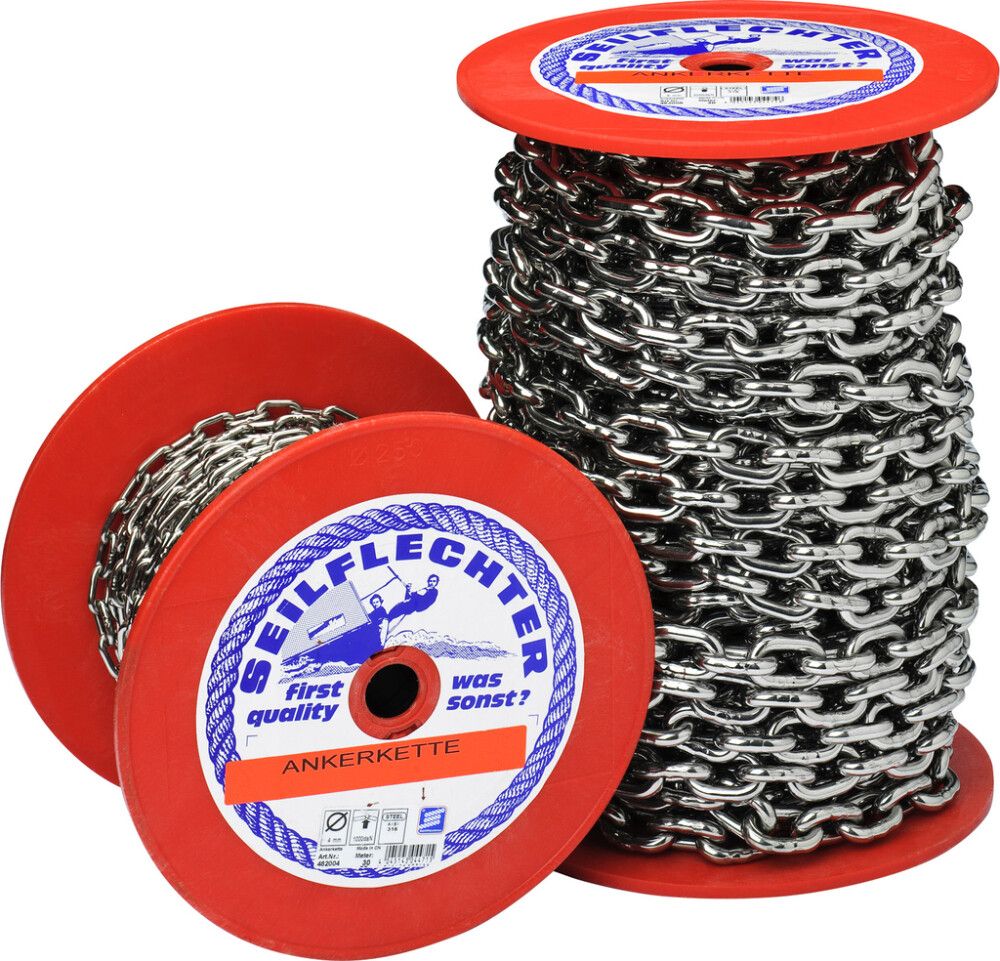 Ankkuriketju Seilflechter 5 x 18,5 mm RST AISI 316 (per metri)