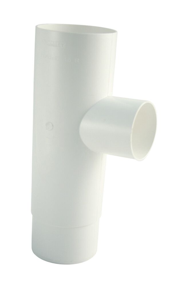 Haaraputki 87° Marley DN 75/53 valkoinen