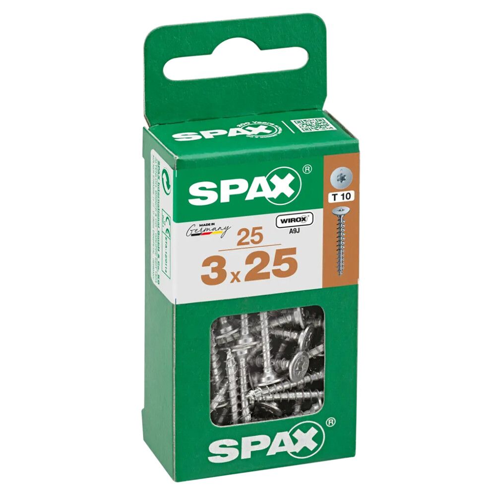 Yleisruuvi Spax TRX WIROX 3x25 mm 25KPL