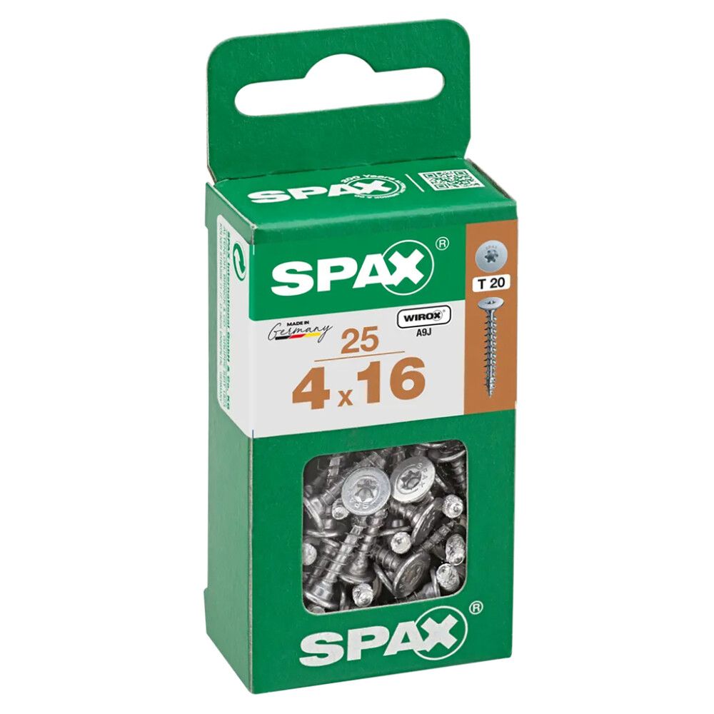 Yleisruuvi Spax TRX WIROX 4x16 mm 25KPL