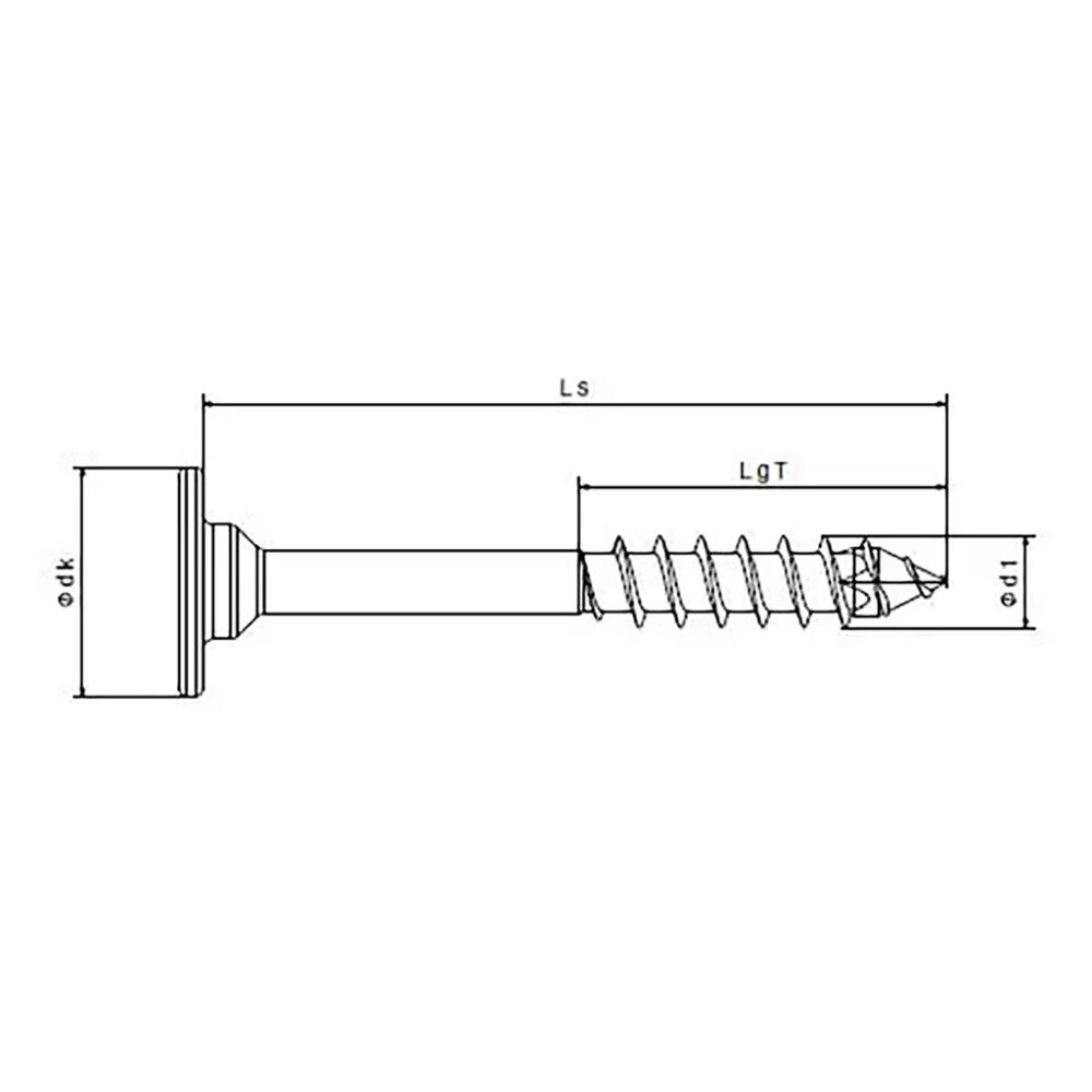 Yleisruuvi Spax Niklattu TRX WIROX 4x34 mm 50KPL
