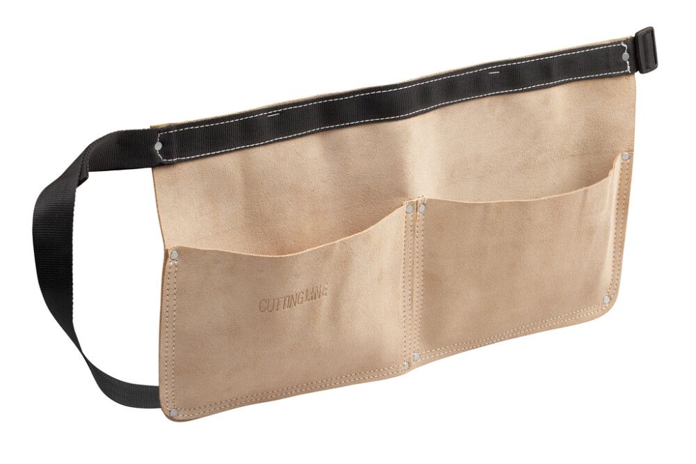 Naula- ja ruuvitasku Nahka/Nylon Beige/Musta