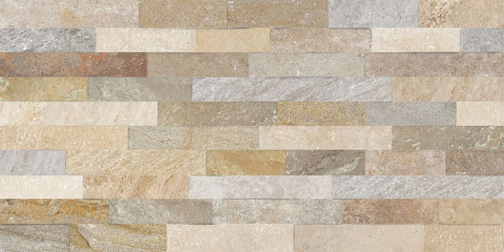 Verhoilukivi Frassinoro Quartzite 3D 30 x 60,4 cm Beige