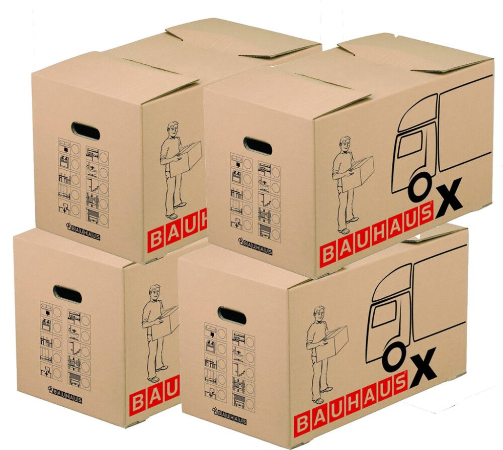 Muuttolaatikko Bauhaus X 62,5 x 34,5 x 38 cm