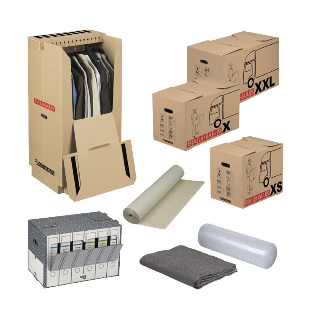 Muuttolaatikko Bauhaus X 62,5 x 34,5 x 38 cm