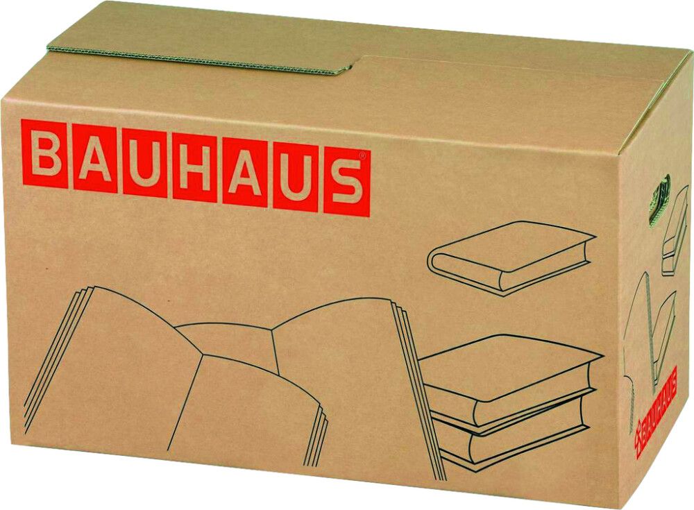Muuttolaatikko kirjoille BAUHAUS 58 x 33 x 33,5 cm