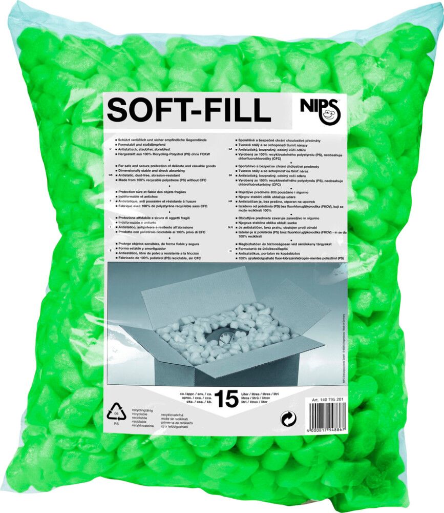 Pakkausrouhe Soft 15 L