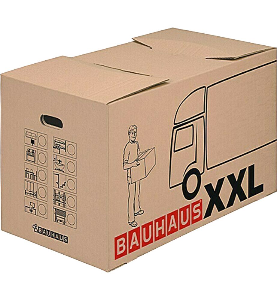 Muuttolaatikko Bauhaus XXL 72,5 x 41 x 44 cm