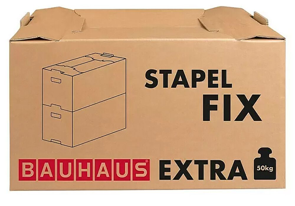 Muuttolaatikko BAUHAUS Stapel Fix EXTRA 71 x 36 x 39,5 cm