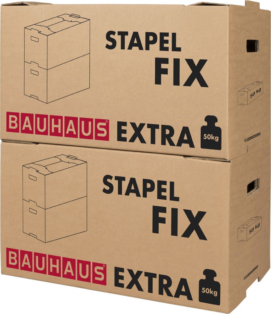 Muuttolaatikko BAUHAUS Stapel Fix EXTRA 71 x 36 x 39,5 cm