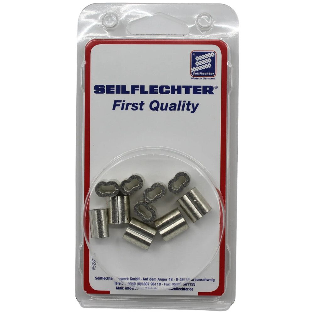 Kuparilukko Seilflechter sinkitty 3,0–3,5 mm 10 kpl/pkt