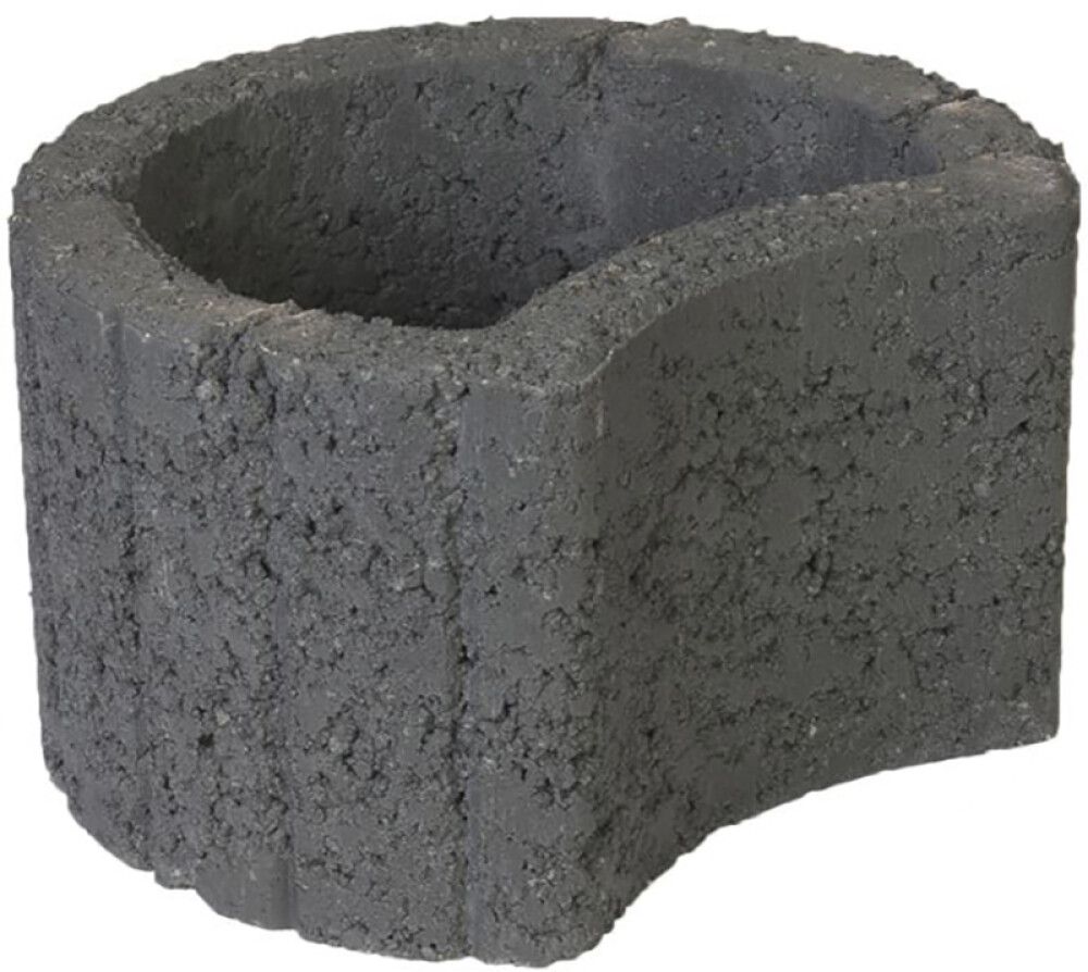 Ontelokivi 20 x 28 x 35 cm Antrasiitti