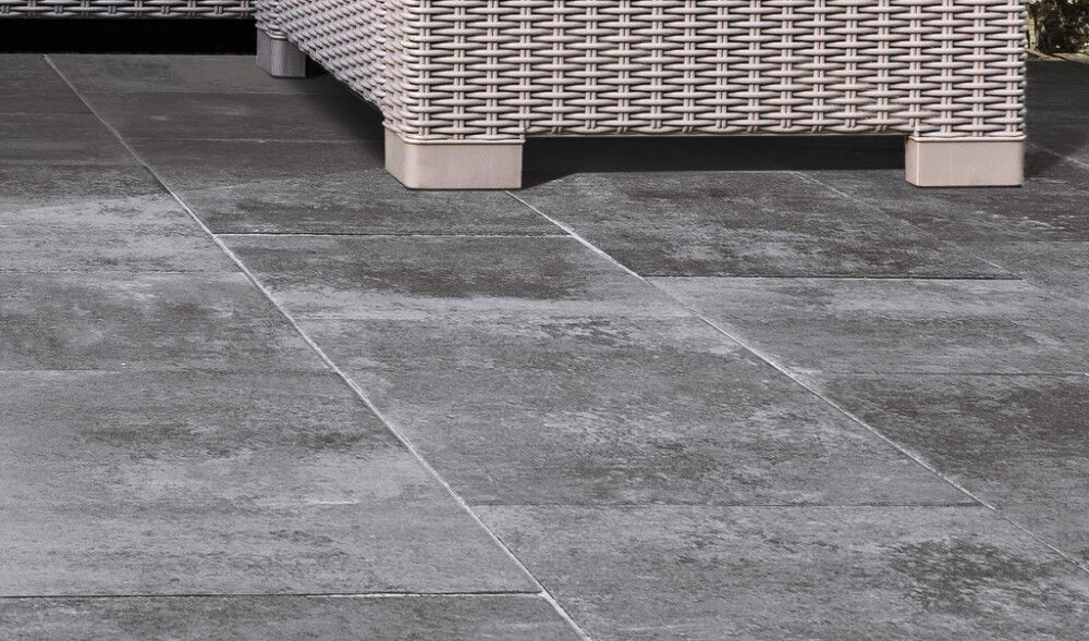 Betonilaatta EHL Bauhaus 50 x 25 x 4 cm Nero