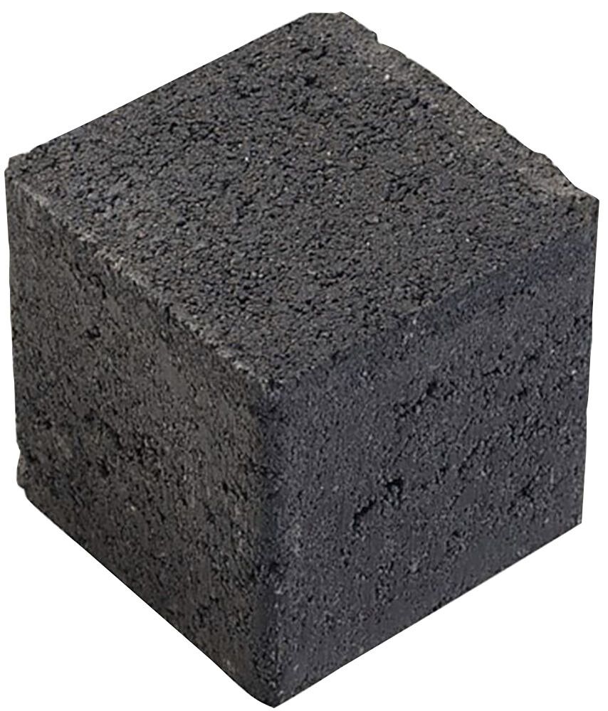 Täytekivi reikälaatalle 8,2 x 8,2 x 8 cm Antrasiitti