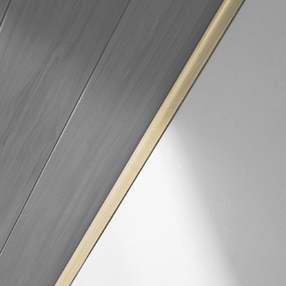 Peitelista Logoclic 6 x 25 x 2600 mm MDF vaahtera