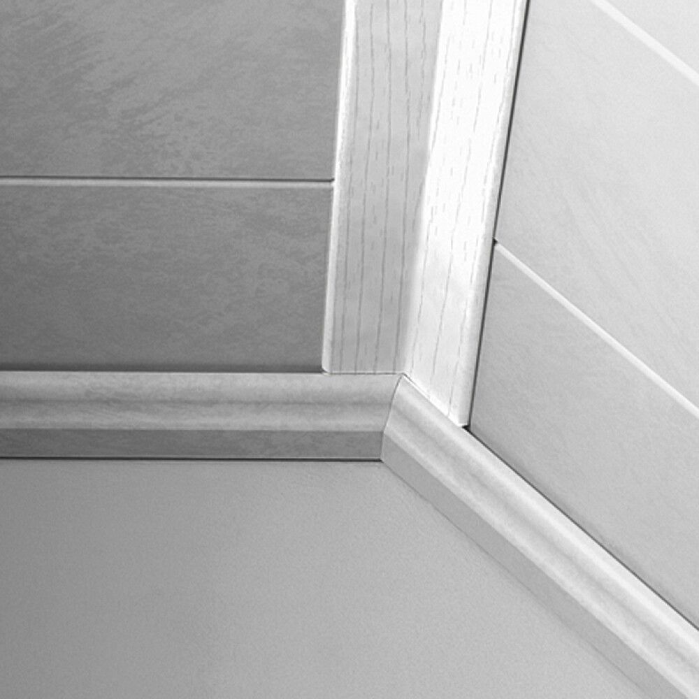 Taitelista Logoclic 22 x 22 x 2600 mm MDF pore alppitähti