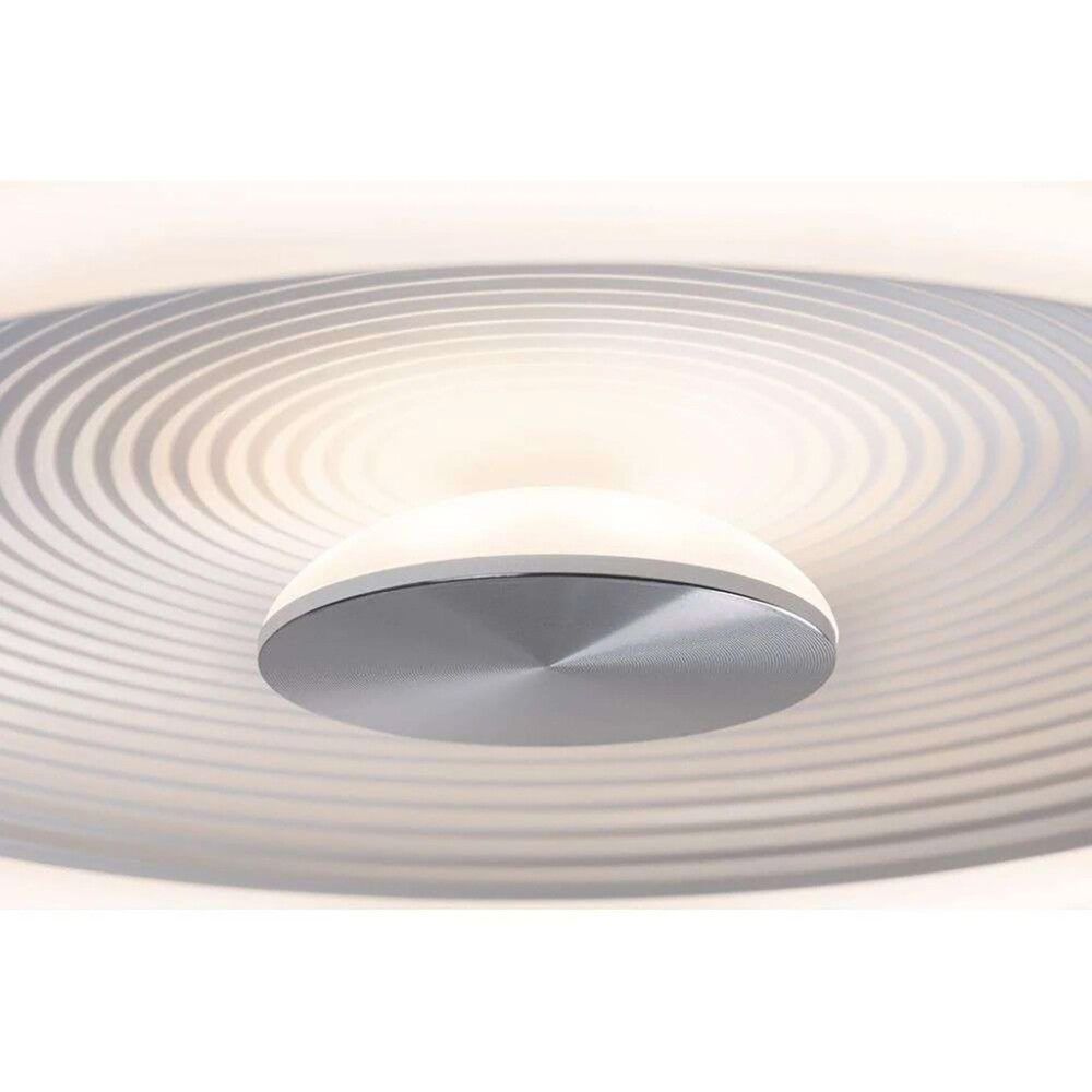 Plafondi Paulmann Volea valkoinen Ø 32 cm Valko/Hopea