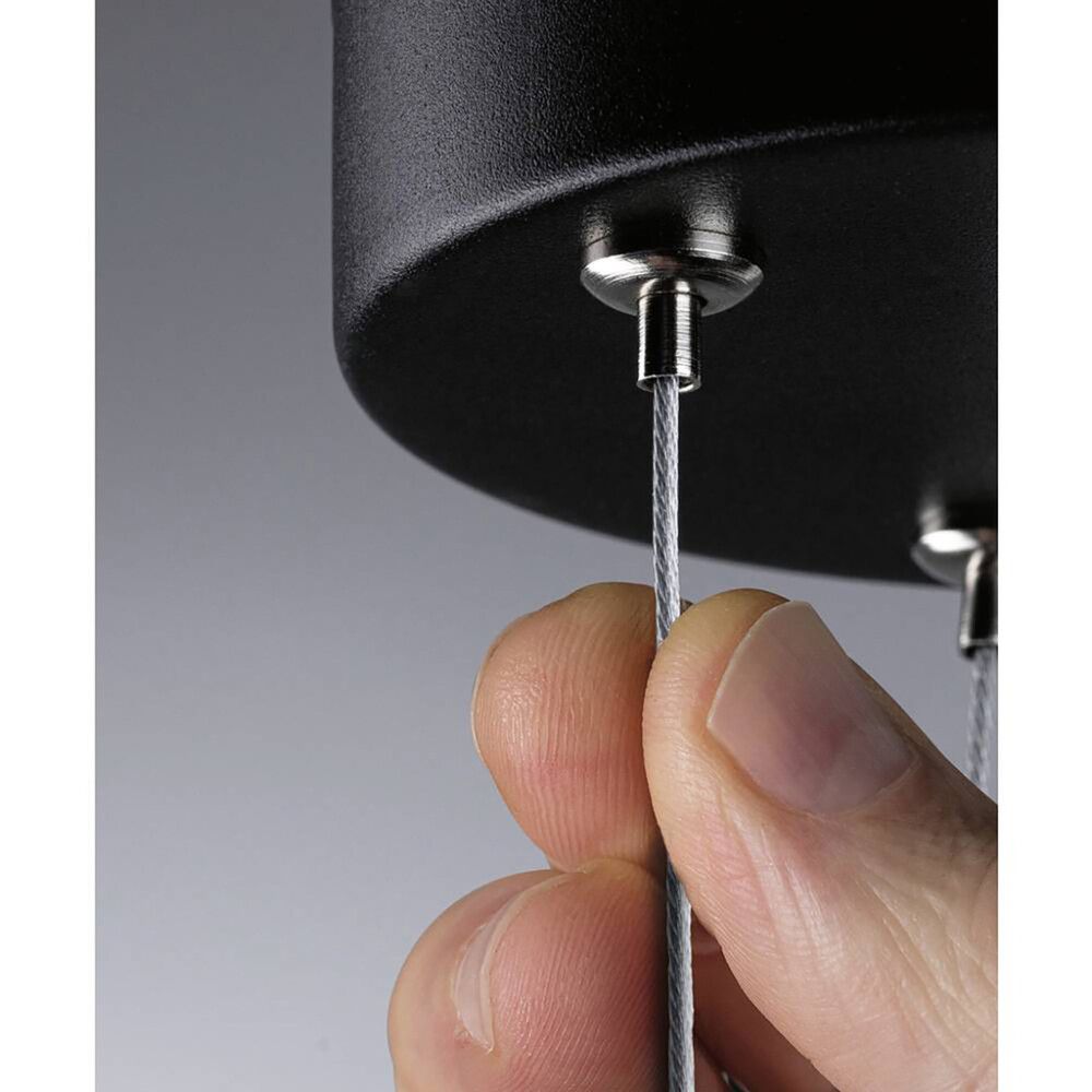 Ripustussarja Paulmann Volea valkoinen 70-150 cm Musta