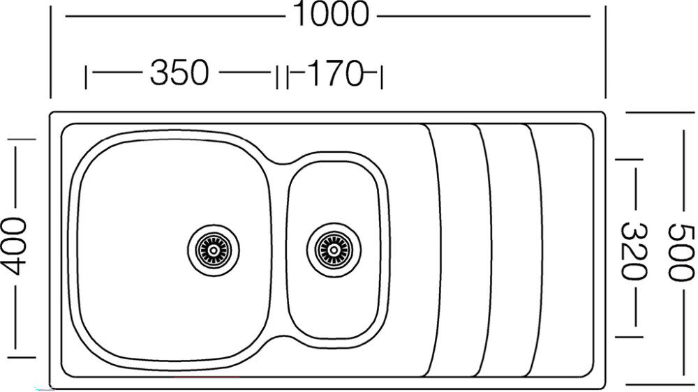 Keittiöallas Respekta Miami RST 100 x 50 cm
