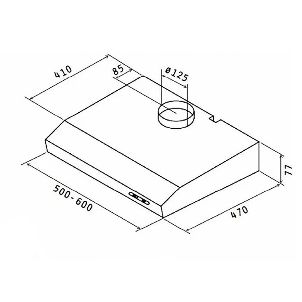 Liesituuletin Respekta Suna DH630SL musta 60 cm