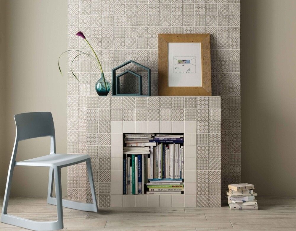 Seinälaatta Batik Vaaleanruskea 10 x 10 cm