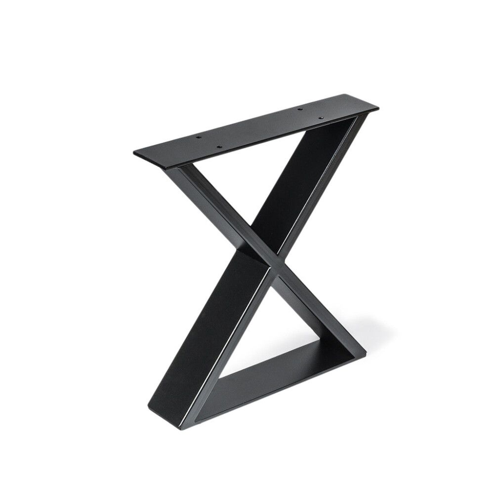 Pöydänjalka REI X-malli 40 cm musta teräs