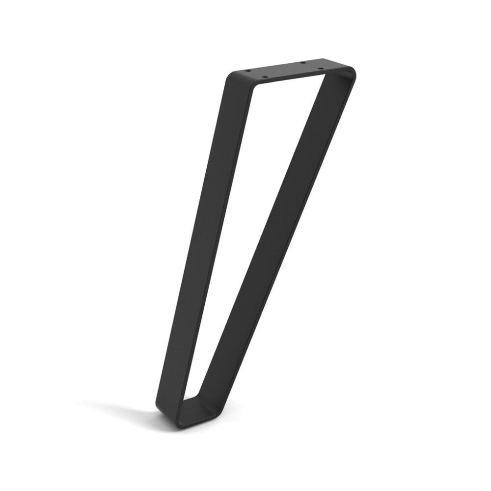 Kalustejalka REI 40 cm musta teräs