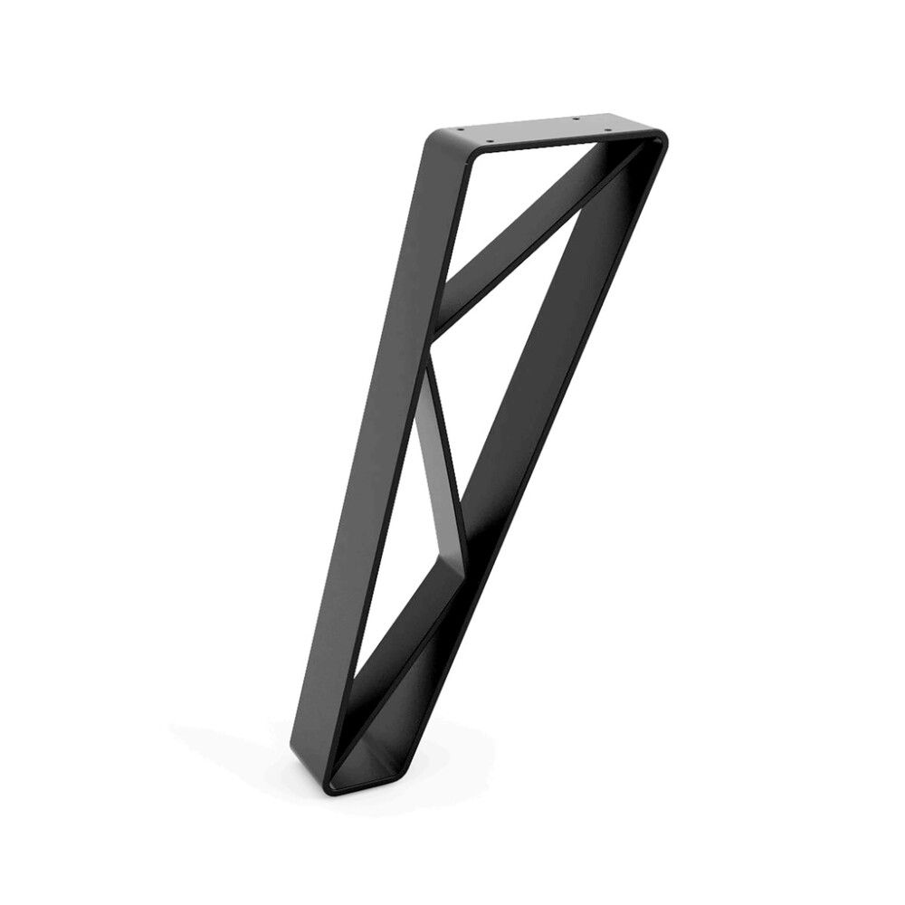 Kalustejalka REI 40 cm musta teräs