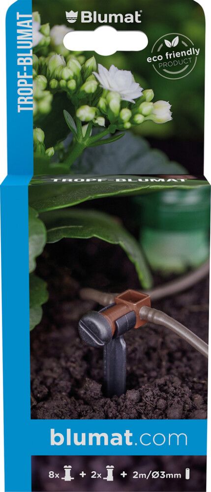 Tippusuuttimet Blumat 10 kpl ja letku 2 m