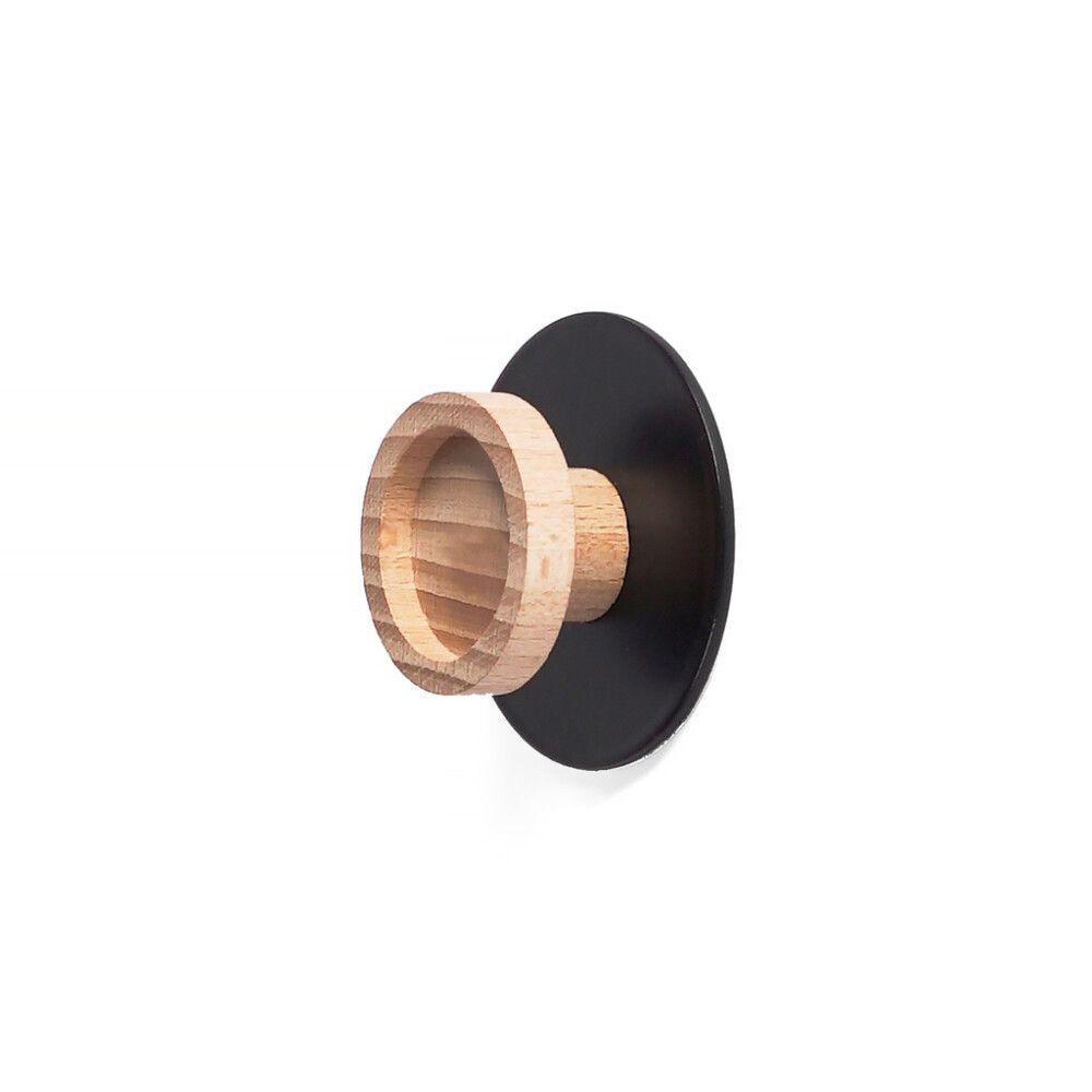 Koukku REI musta beech & steel 60 mm