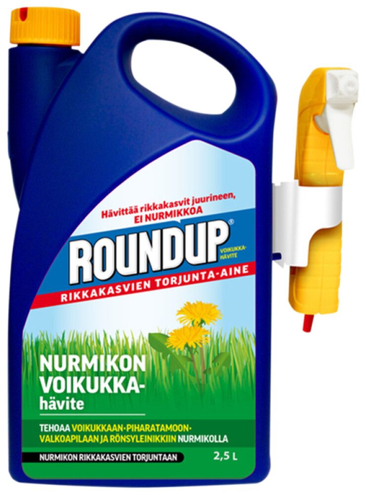 Voikukkahävite Roundup nurmikolle 2,5 l