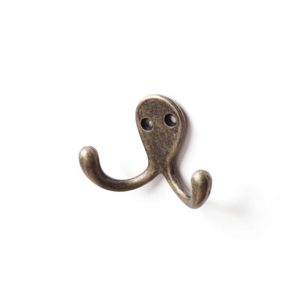 Tuplakoukku REI antiikkimessinki 75 mm