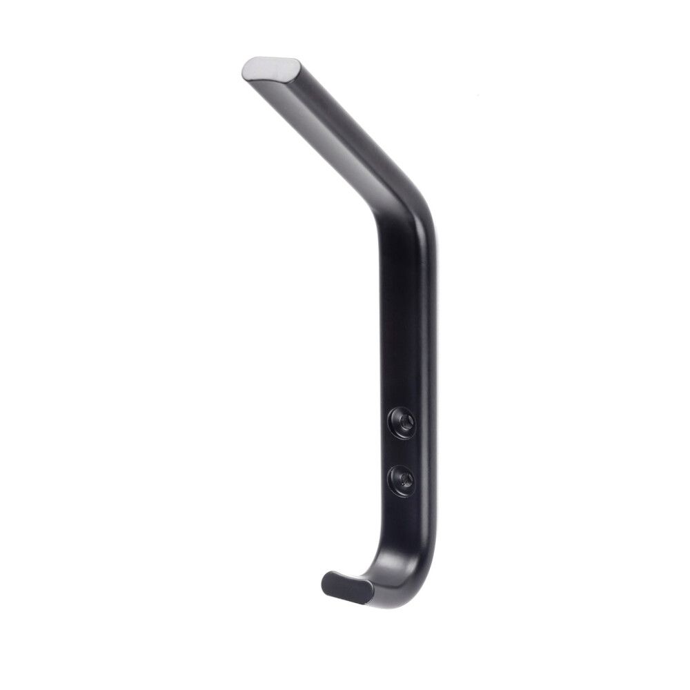 Koukku REI musta alumiini 175 mm